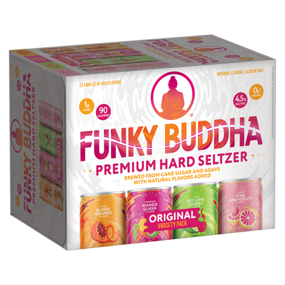 Funky Buddha Hard Seltzer Variety Pack 12pk 12oz Can 4.5% ABV