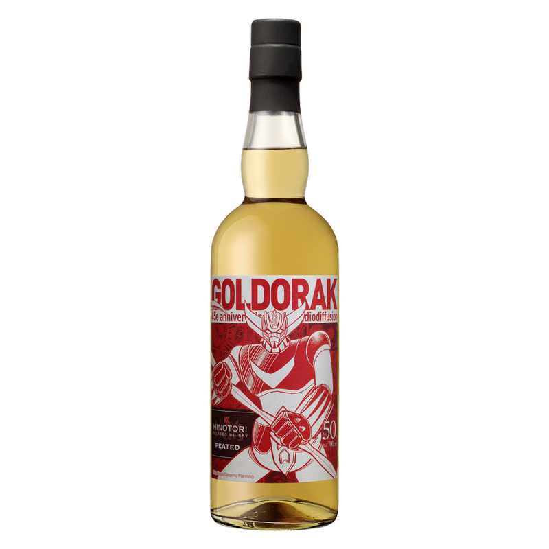 Hinotori Goldorak 5yr Peated Whisky 700ml (100 Proof)