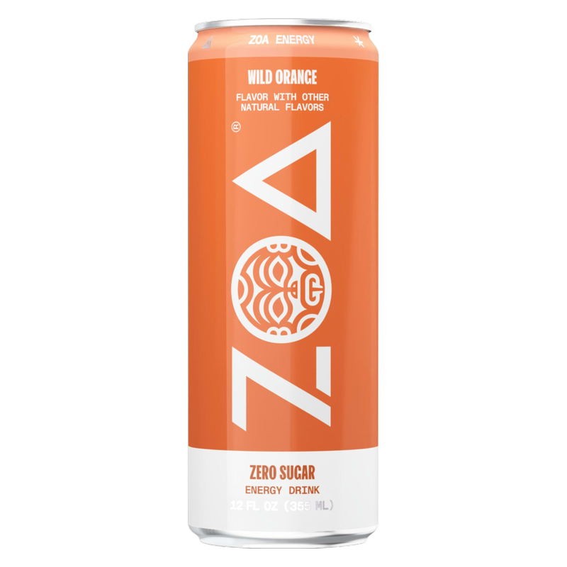 ZOA Zero Sugar Wild Orange 12oz Can