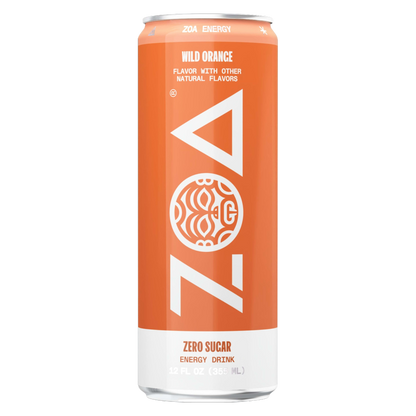 ZOA Zero Sugar Wild Orange 12oz Can