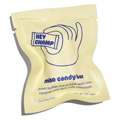 Hey Champ Miso Caramel Candy Bar, 0.75 oz