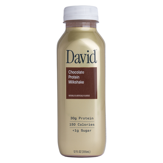 David Protein Chcolate Milkshake, 12oz.