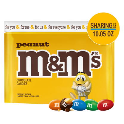 M&M's Peanut Milk Chocolate Candies 10.05oz