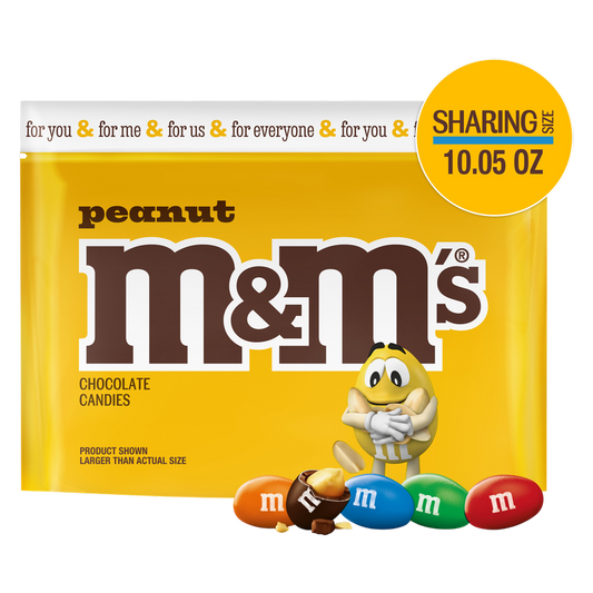 M&M's Peanut Milk Chocolate Candies 10.05oz