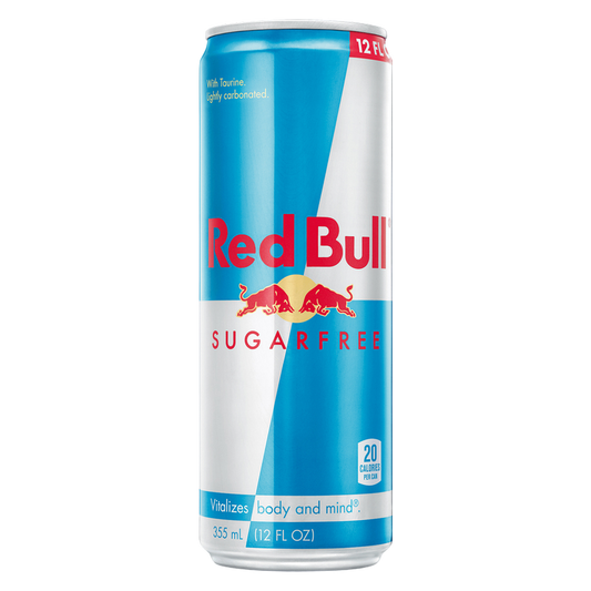Red Bull Energy Drink Sugar Free 12oz Can