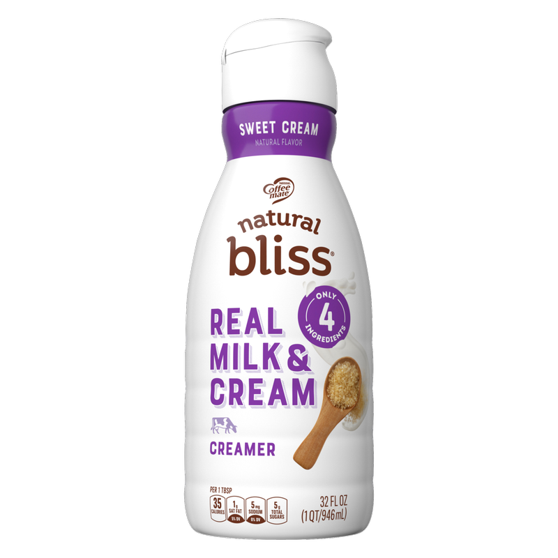 Coffee Mate Natural Bliss Sweet Cream 32oz Btl
