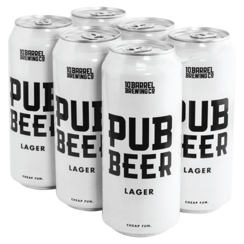 10 Barrel Pub Beer 6pk 16oz Can 5.0% ABV