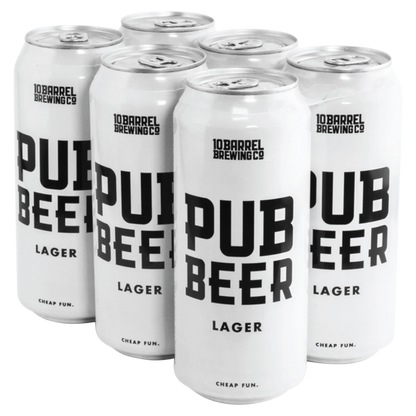10 Barrel Pub Beer 6pk 16oz Can 5.0% ABV