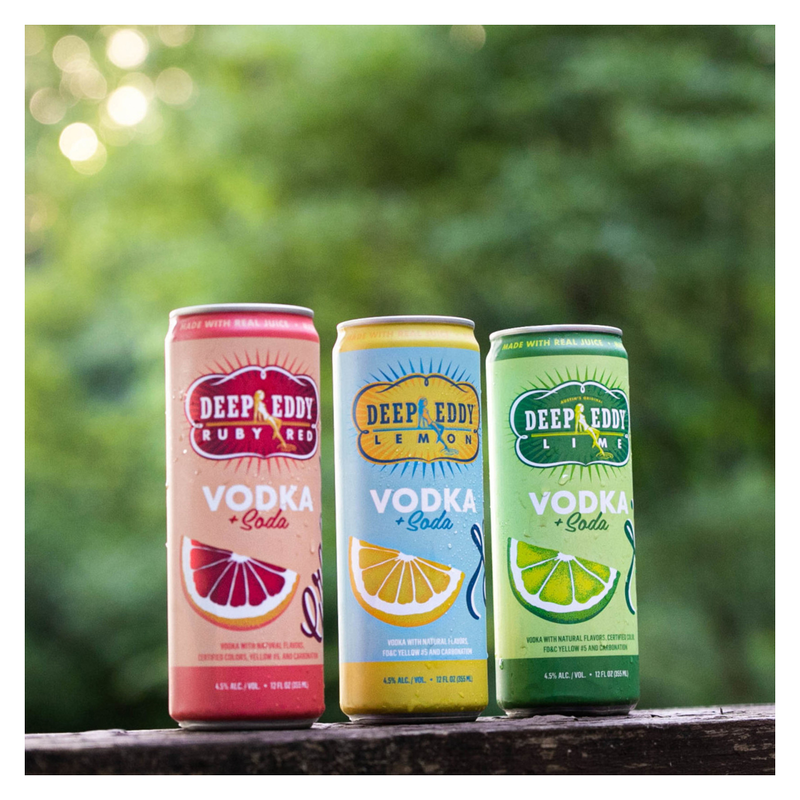 Deep Eddy Vodka Soda Variety 6pk 12oz Can 4.5% ABV 6pk 12oz Can 4.5% ABV