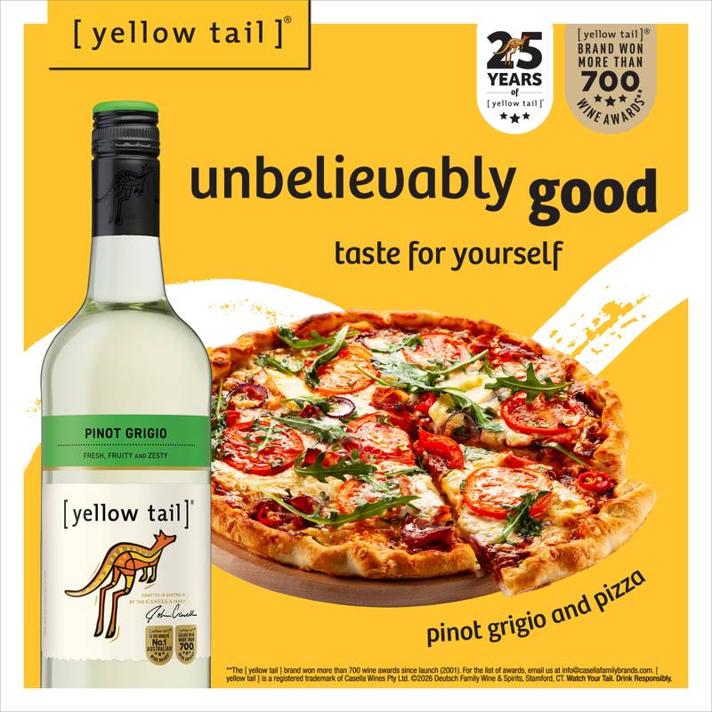 Yellow Tail Pinot Grigio 1.5L