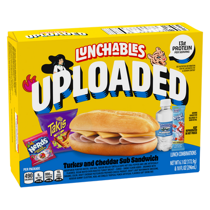 Lunchables Uploaded Turkey and Cheddar Sub Sandwich - 15oz