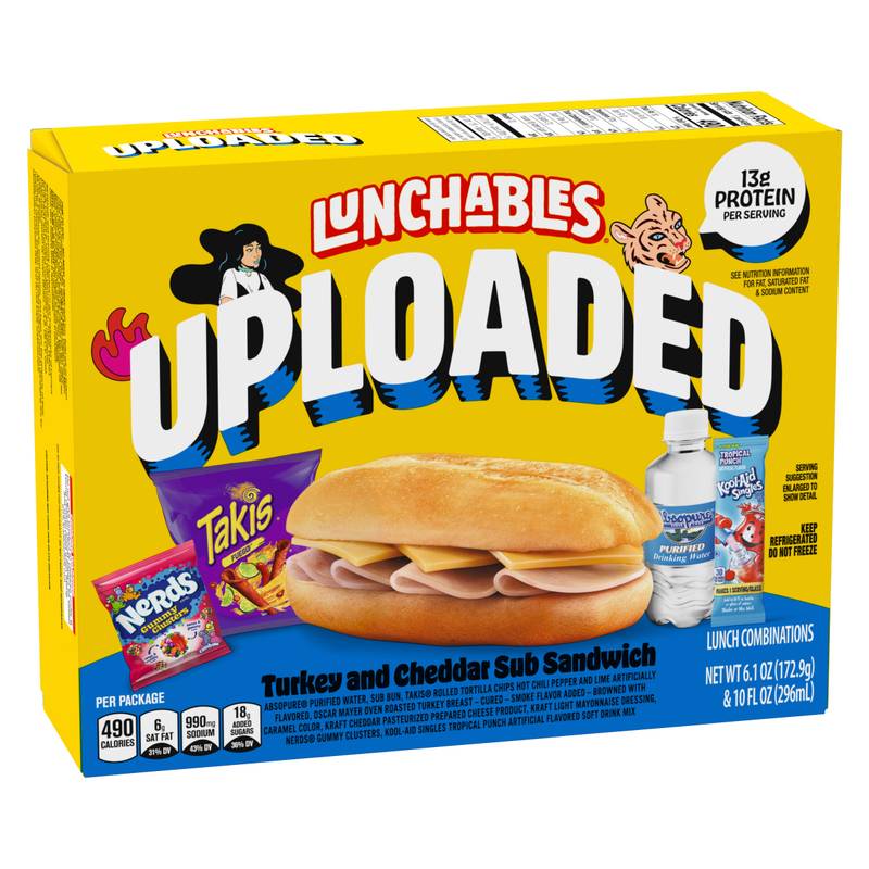 Lunchables Uploaded Turkey and Cheddar Sub Sandwich - 15oz
