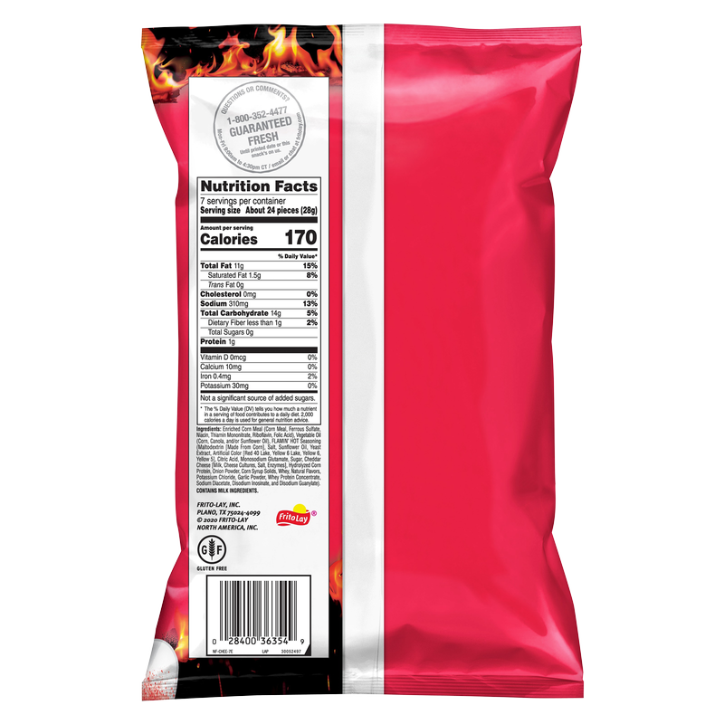 Cheetos Flamin' Hot Pepper Puffs 7oz