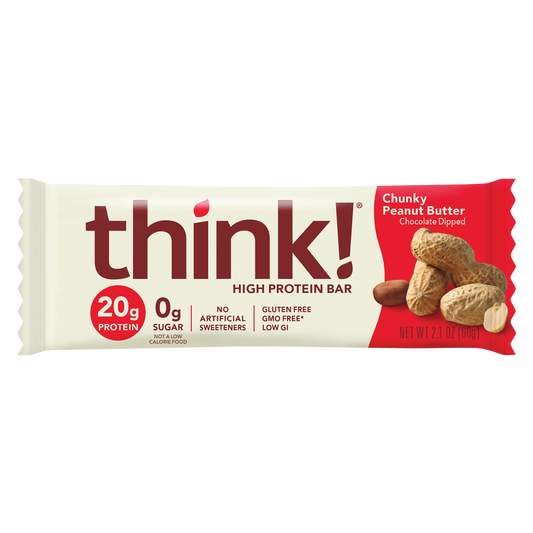 Think! Chunky Peanut Butter High Protein Bar 2.1oz