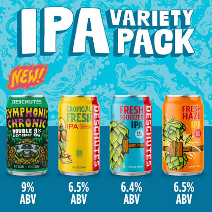 Deschutes Fresh Pack Variety 12pk 12oz Can