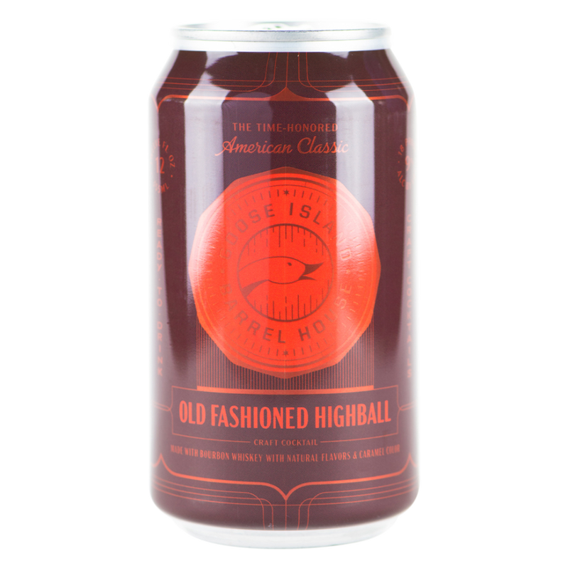 Goose Island Barrel House Old Fashioned Highball 4pk 12oz Cans 9.0% ABV