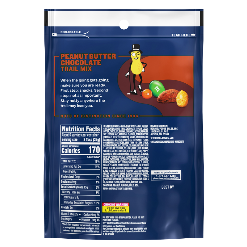 Planters Peanut Butter Chocolate Trail Mix 6oz