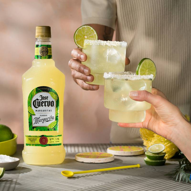 Jose Cuervo Authentic Margarita Classic Lime Ready to Drink Cocktail 1.75L 9.95% ABV