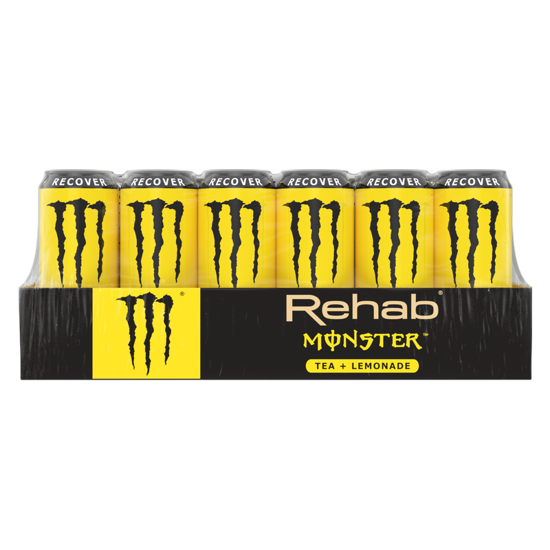 Monster Energy Rehab Tea + Lemonade 24pk 15.5oz Can- XL
