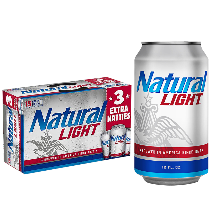 Natural Light 15pk 12oz Can 4.2% ABV