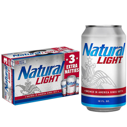 Natural Light 15pk 12oz Can 4.2% ABV