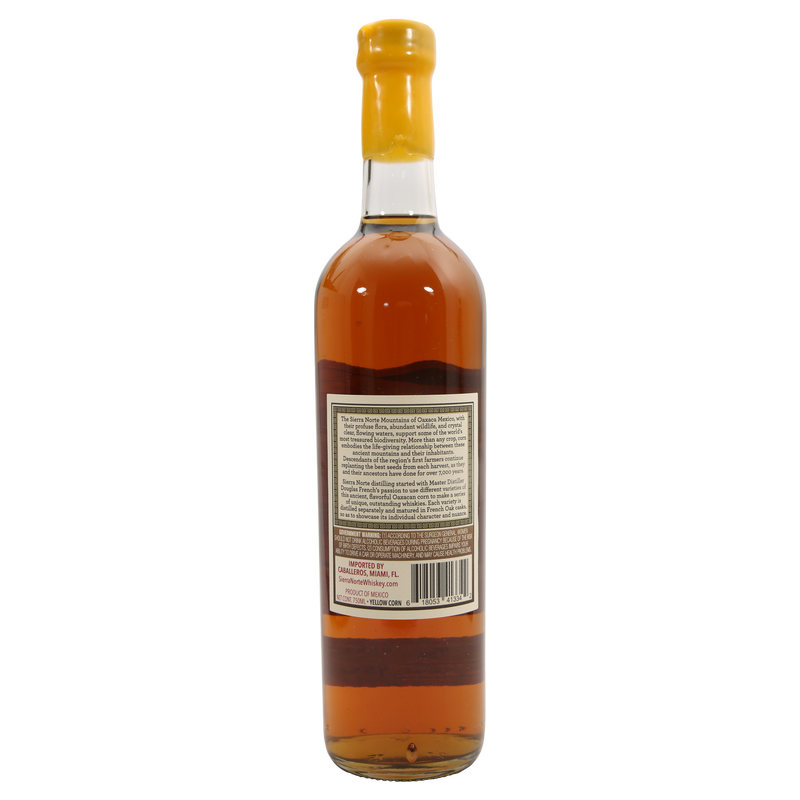 Sierra Norte Mexican Yellow Corn Whiskey 750ml