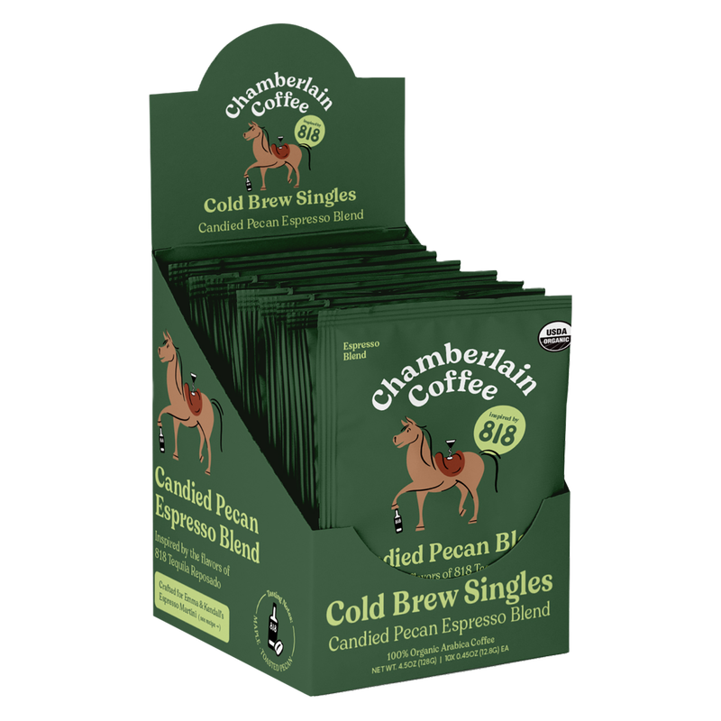 Chamberlain Coffee Candied Pecan Dark Roast 10pk Limited Edition Inspired By 818 Tequila