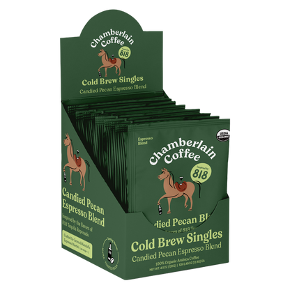 Chamberlain Coffee Candied Pecan Dark Roast 10pk Limited Edition Inspired By 818 Tequila