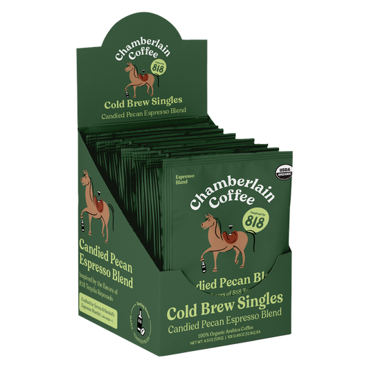 Chamberlain Coffee Candied Pecan Dark Roast 10pk Limited Edition Inspired By 818 Tequila