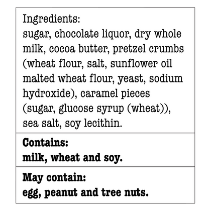 Tony's Chocolonely 42% Dark Milk Chocolate with Pretzel and Toffee Bar 6.35oz