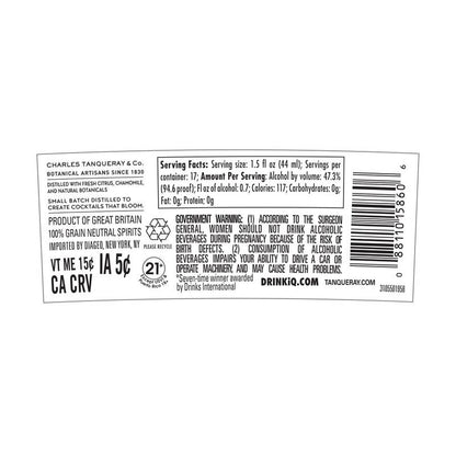 Tanqueray No. Ten Gin 750ml