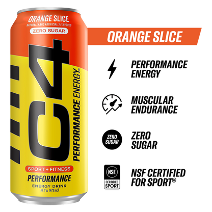 C4 On The Go Orange Slice 16oz Can