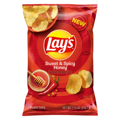 Lay's Sweet & Spicy Honey, 7.75oz