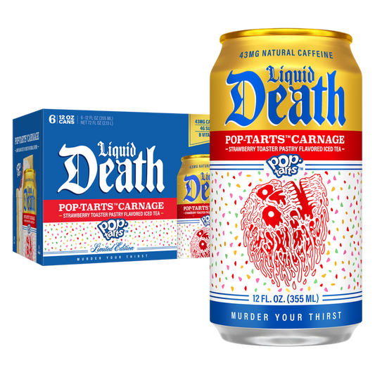 Liquid Death Iced Tea Pop-Tarts™ Carnage 6pk 12oz Can