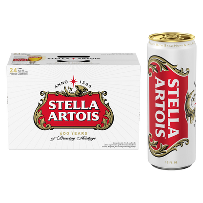 Stella Artois 24pk 12oz Can 5% ABV