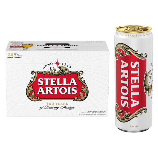Stella Artois 24pk 12oz Can 5% ABV