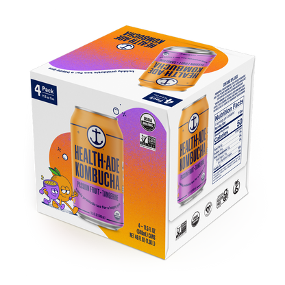 Health-Ade Passion Fruit-Tangerine 4pk 11.5oz Can