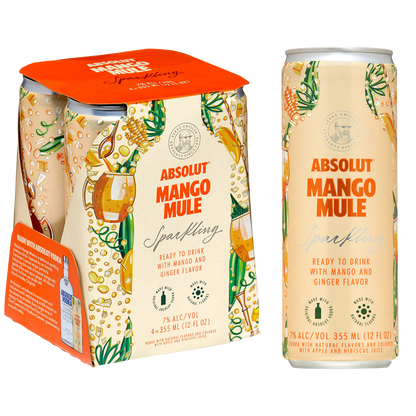 Absolut Mango Mule 4pk 12oz Can 7.0% ABV