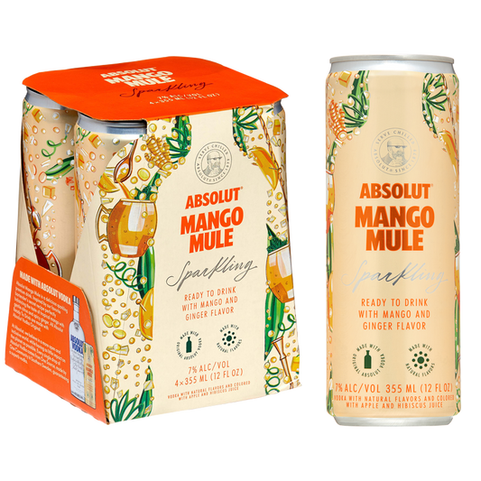 Absolut Mango Mule 4pk 12oz Can 7.0% ABV