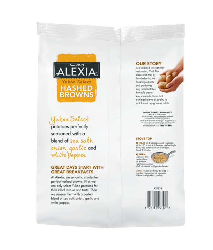 Alexia Yukon Select Hash Browns