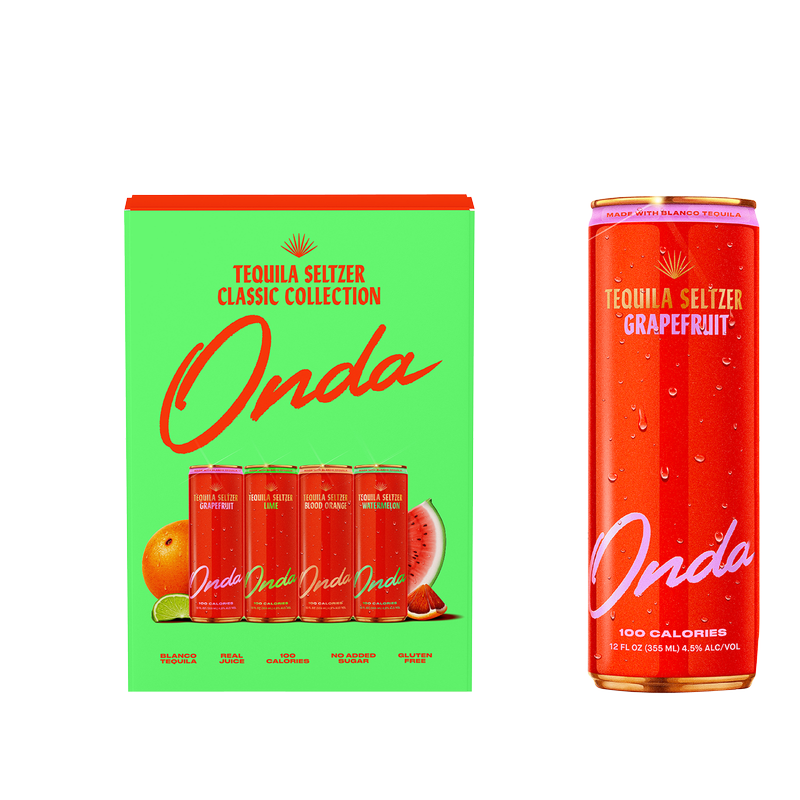 Onda Tequila Seltzer Classic Collection Variety 8pk 12oz Can 5.0% ABV