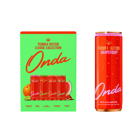 Onda Tequila Seltzer Classic Collection Variety 8pk 12oz Can 5.0% ABV