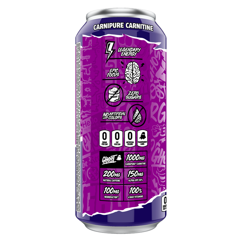 GHOST Energy Welch's Grape 16oz Can