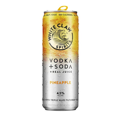 White Claw Hard Seltzer Vodka + Soda Pineapple 4pk 12oz Can 4.5% ABV