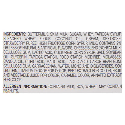 Blue Bunny Strawberry Cheesecake Soft Cones, Frozen Dessert, 4 Pack