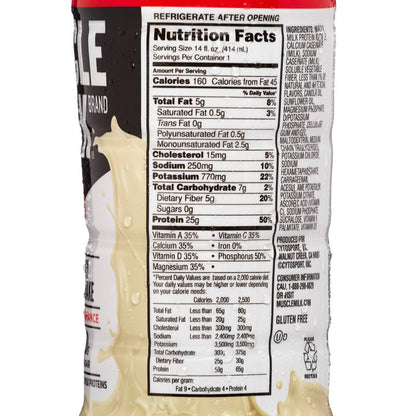 Muscle Milk Vanilla Protein Shake 14oz