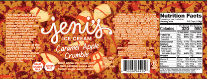Jeni's Caramel Apple Crumble Pint 16 oz