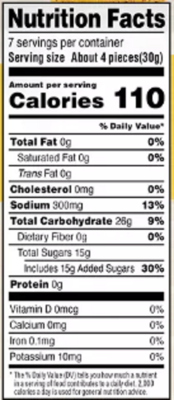 Snak Club Tajin Mango Rings, 5oz