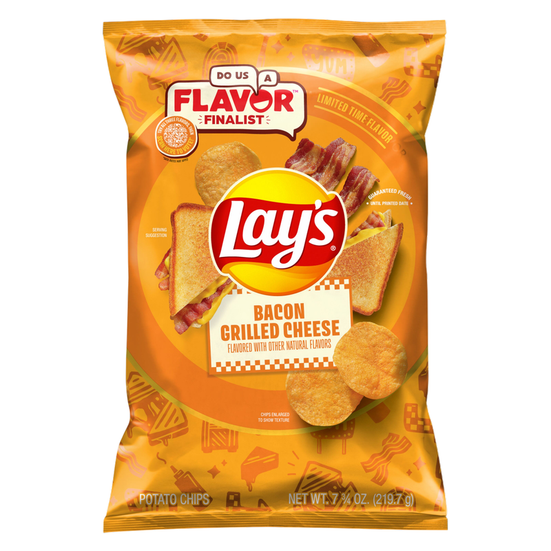 Lay's Potato Chips Bacon Grilled Cheese 7.75oz