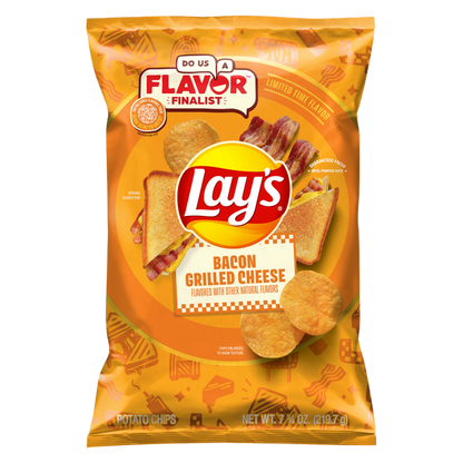 Lay's Potato Chips Bacon Grilled Cheese 7.75oz